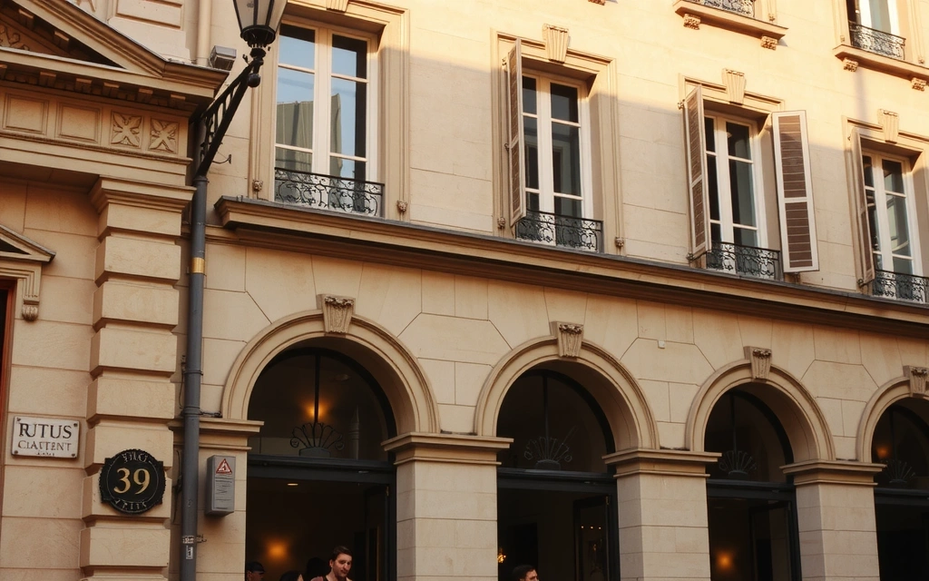 Façade du bureau neatglow 39 Quai des Grands Augustins